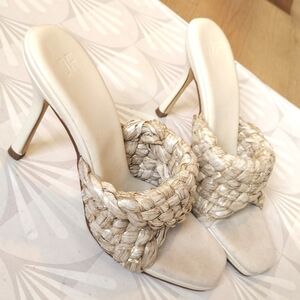 JF  Woven Summer High Heels